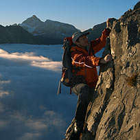 Michael Wachtler climbing